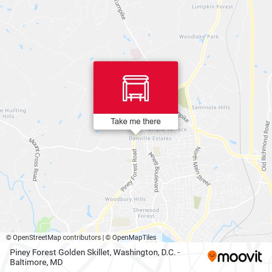 Piney Forest Golden Skillet map