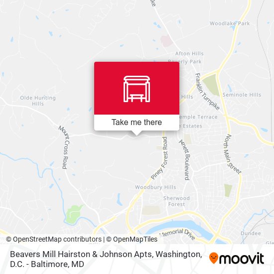 Mapa de Beavers Mill Hairston & Johnson Apts
