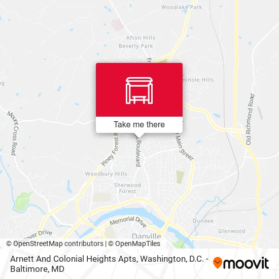 Arnett And Colonial Heights Apts map