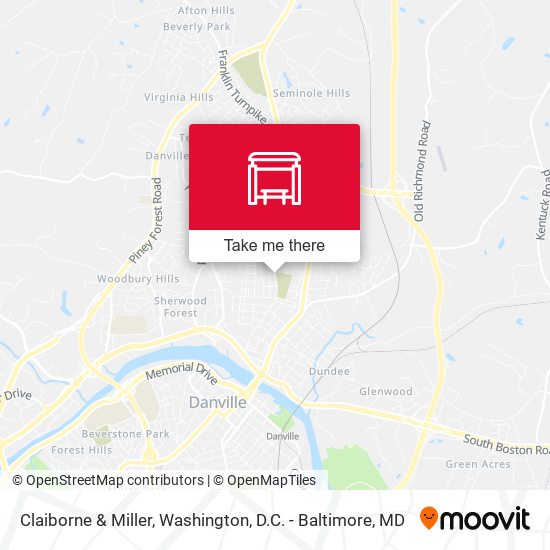 Claiborne & Miller map