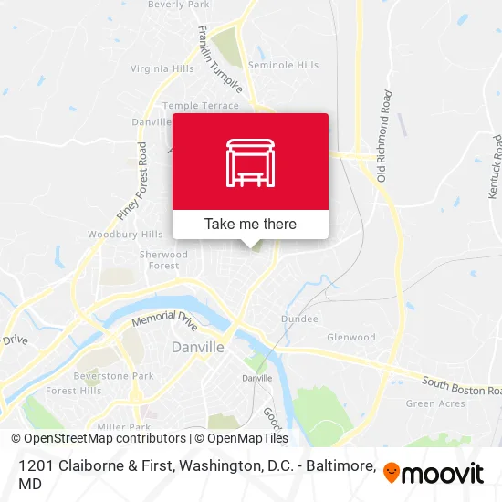 1201 Claiborne & First map