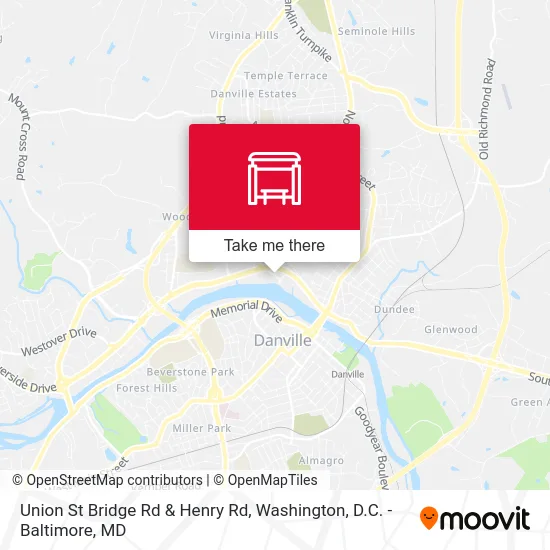 Union St Bridge Rd & Henry Rd map