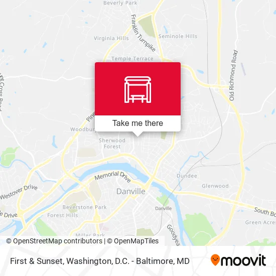 First & Sunset map