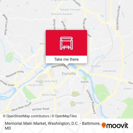Memorial Main Market map