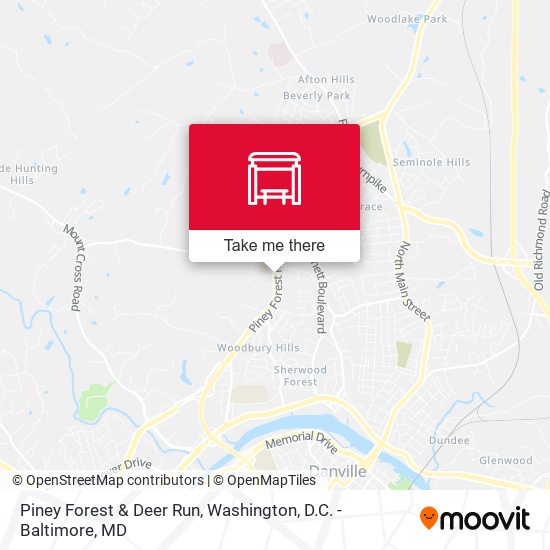 Piney Forest & Deer Run map