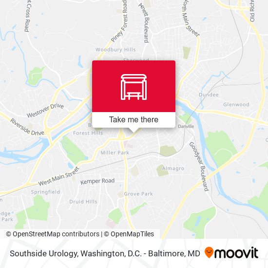 Southside Urology map