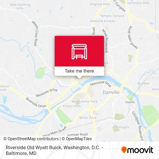 Riverside Old Wyatt Buick map