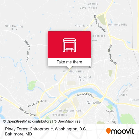 Piney Forest Chiropractic map