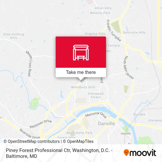 Piney Forest Professional Ctr map