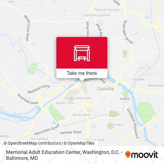 Memorial Adult Education Center map