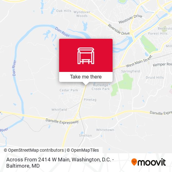 Across From 2414 W Main map