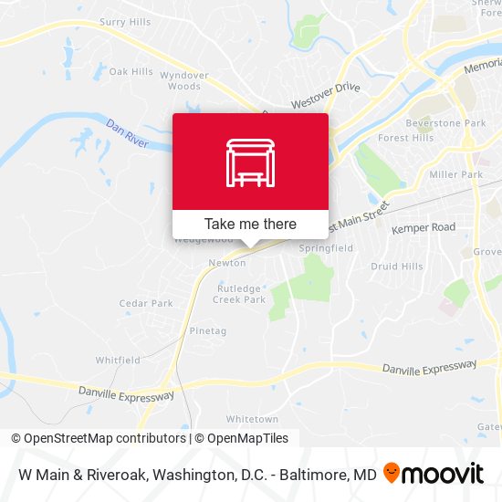 W Main & Riveroak map
