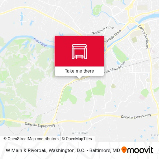 W Main & Riveroak map
