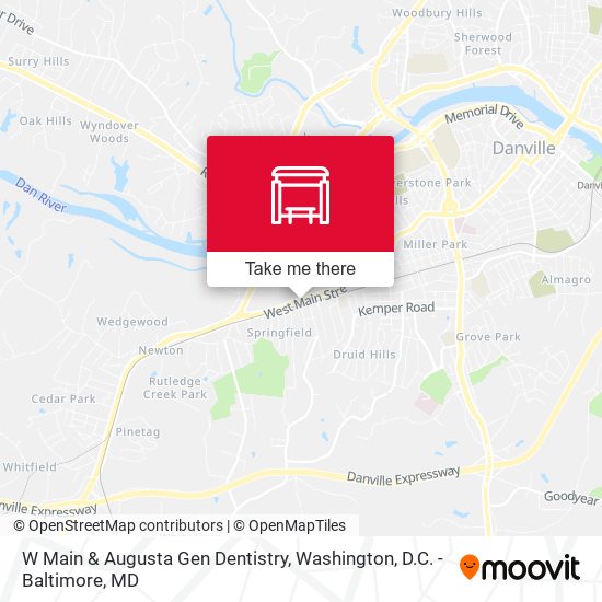 Mapa de W Main & Augusta Gen Dentistry