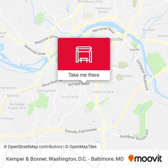 Kemper & Bonner map