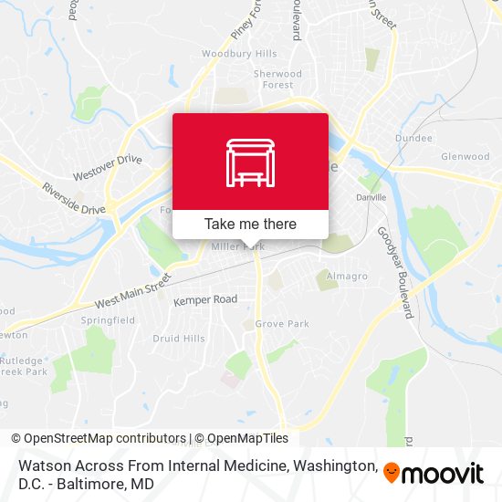 Watson Across From Internal Medicine map