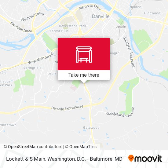 Lockett & S Main map