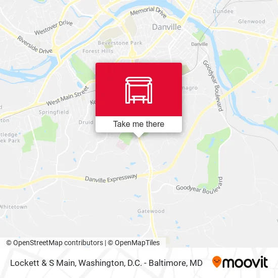 Lockett & S Main map