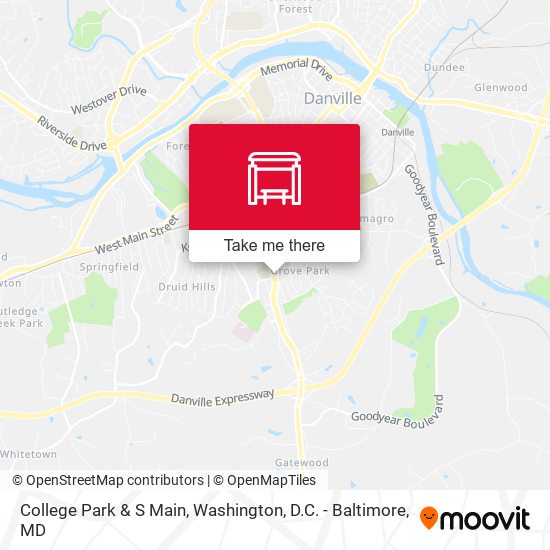 College Park & S Main map