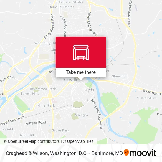 Craghead & Wilson map