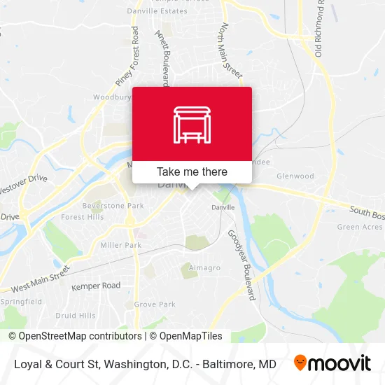 Loyal & Court St map