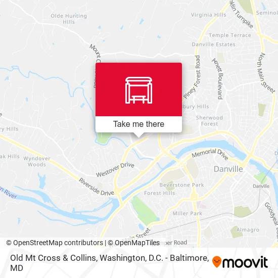 Old Mt Cross & Collins map