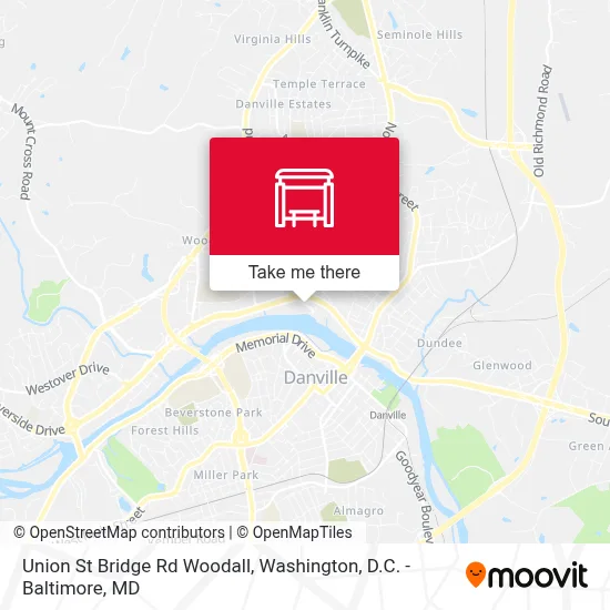 Union St Bridge Rd Woodall map