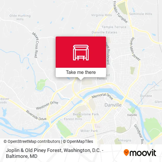 Joplin & Old Piney Forest map