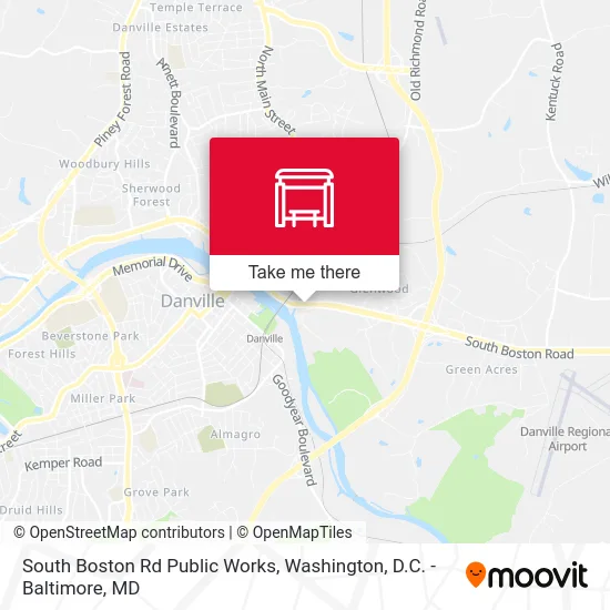 South Boston Rd Public Works map