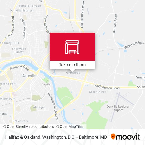 Mapa de Halifax & Oakland