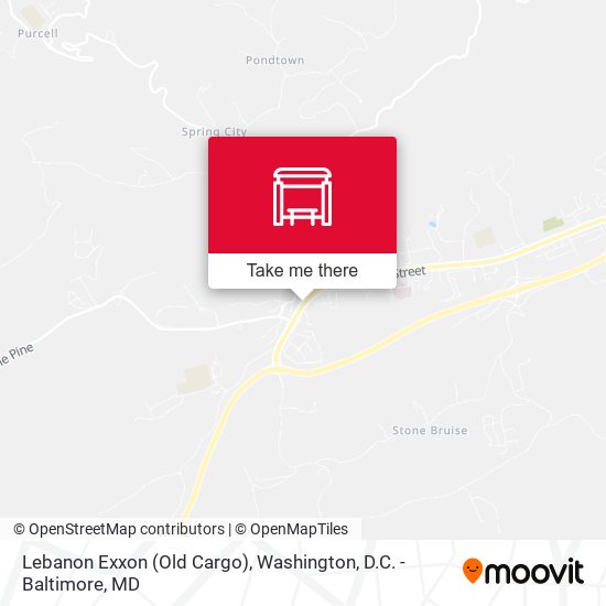Lebanon Exxon (Old Cargo) map