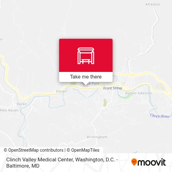 Clinch Valley Medical Center map