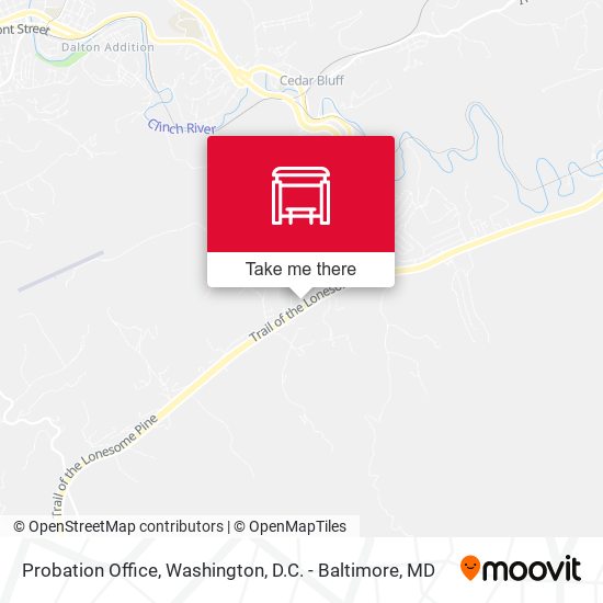 Probation Office map