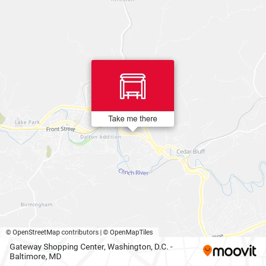 Gateway Shopping Center map