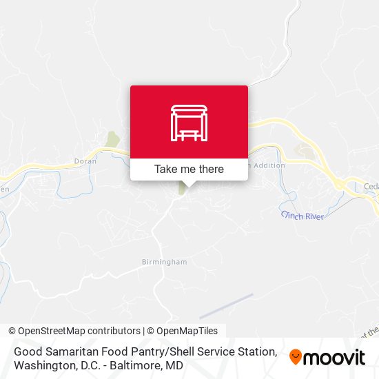 Good Samaritan Food Pantry / Shell Service Station map