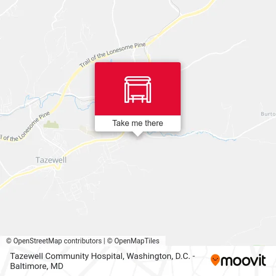 Tazewell Community Hospital map