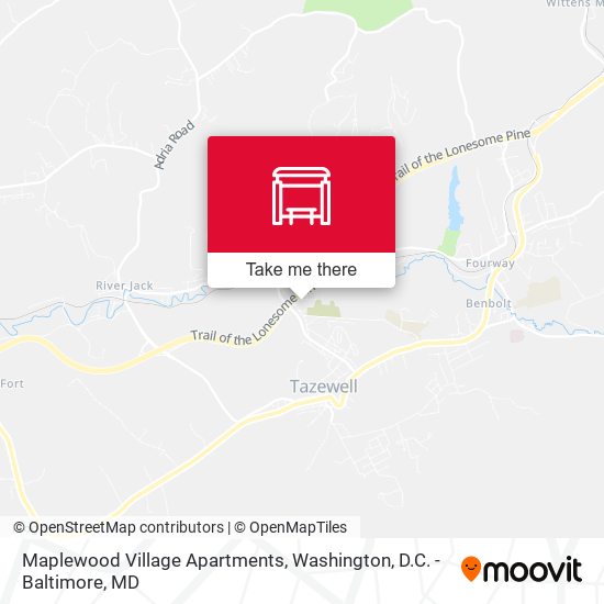 Mapa de Maplewood Village Apartments