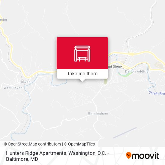 Hunters Ridge Apartments map