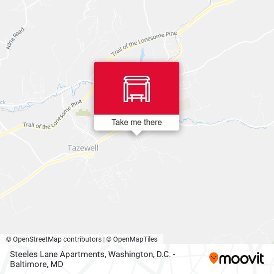 Steeles Lane Apartments map