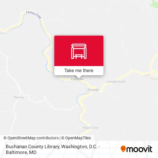Buchanan County Library map