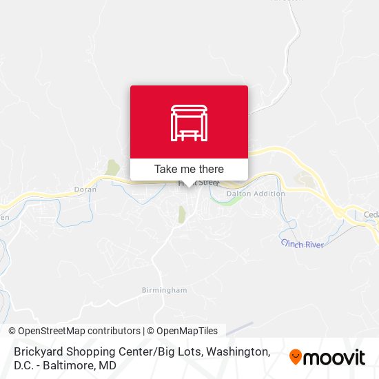 Mapa de Brickyard Shopping Center / Big Lots