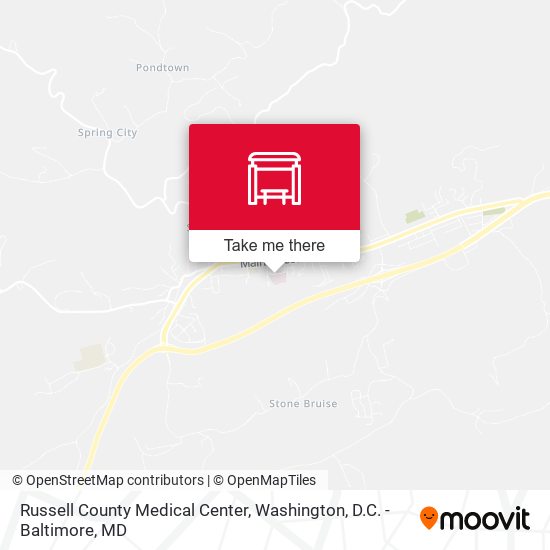 Russell County Medical Center map