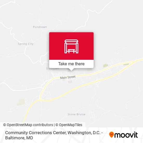 Community Corrections Center map