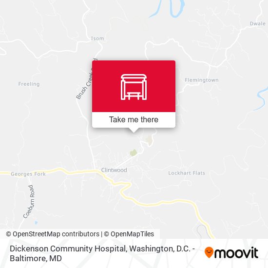 Mapa de Dickenson Community Hospital