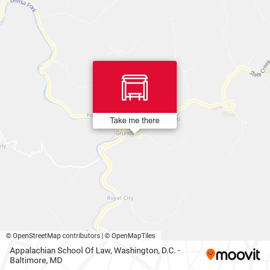 Appalachian School Of Law map