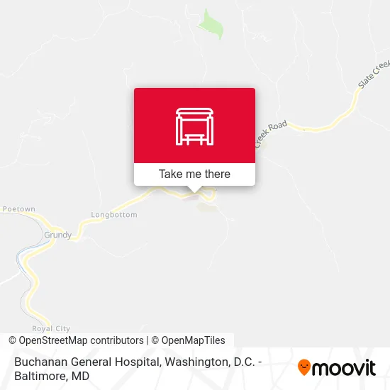 Buchanan General Hospital map