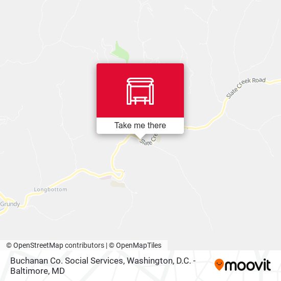 Buchanan Co. Social Services map