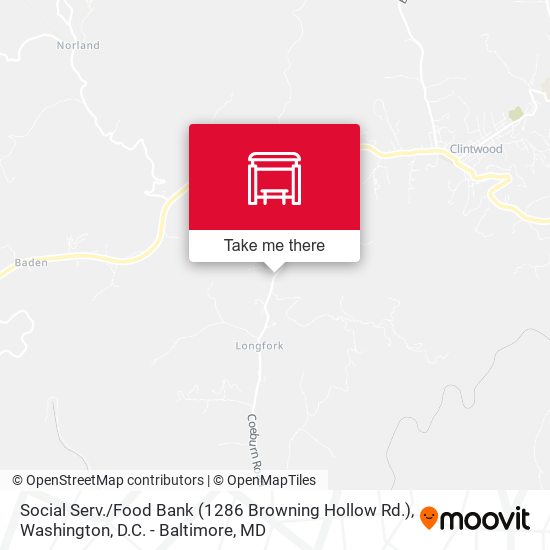 Social Serv. / Food Bank (1286 Browning Hollow Rd.) map
