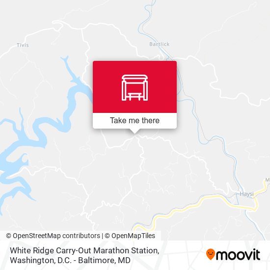 White Ridge Carry-Out Marathon Station map