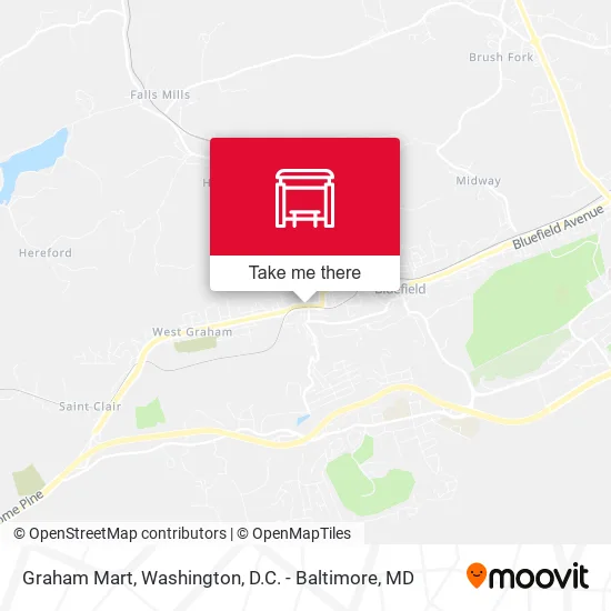 Graham Mart map